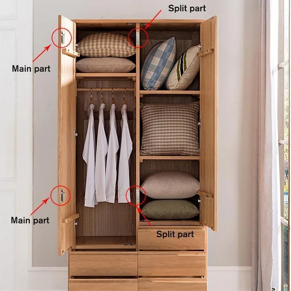 Ultra thin invisible cabinet door magnets