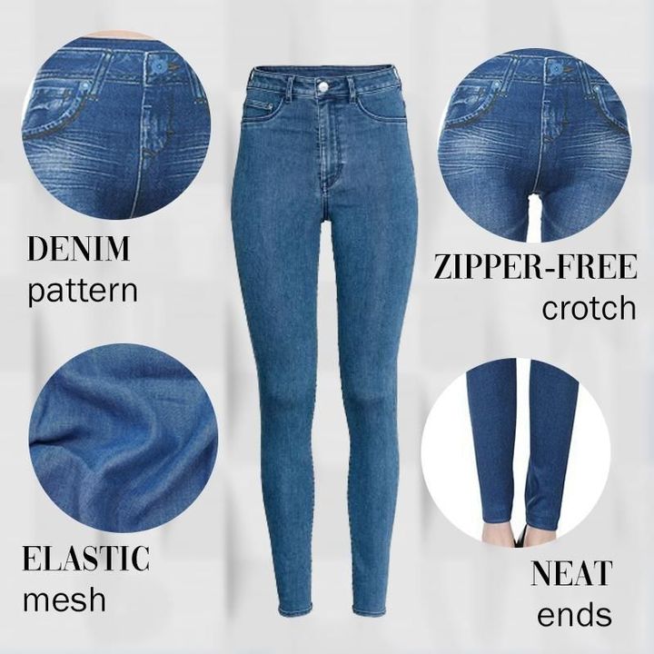 2025 PLUS SIZE JEANS LEGGINGS