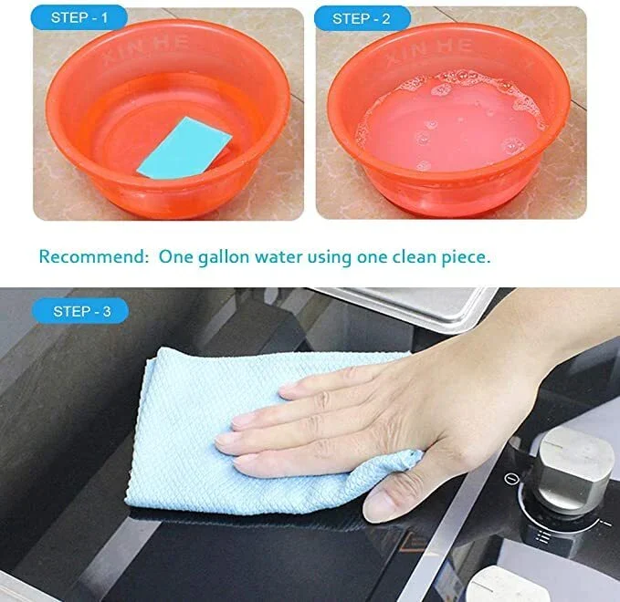Cleaning Waxing and Brightening Two in one Blue Cleaning Sheet