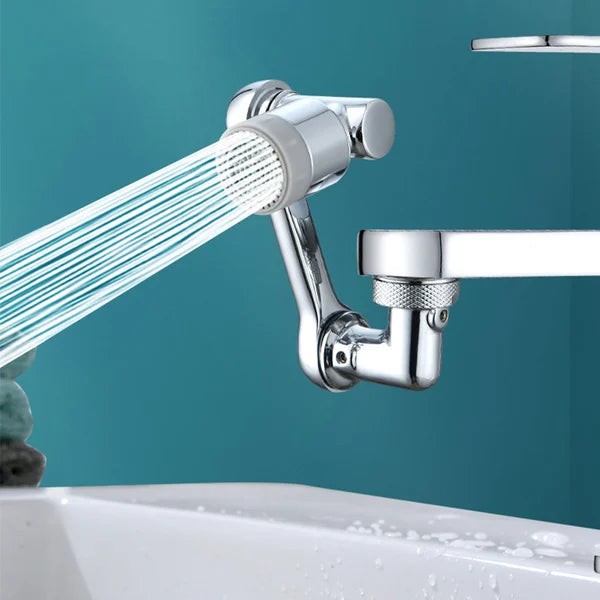 Rotating 1080° robotic arm faucet