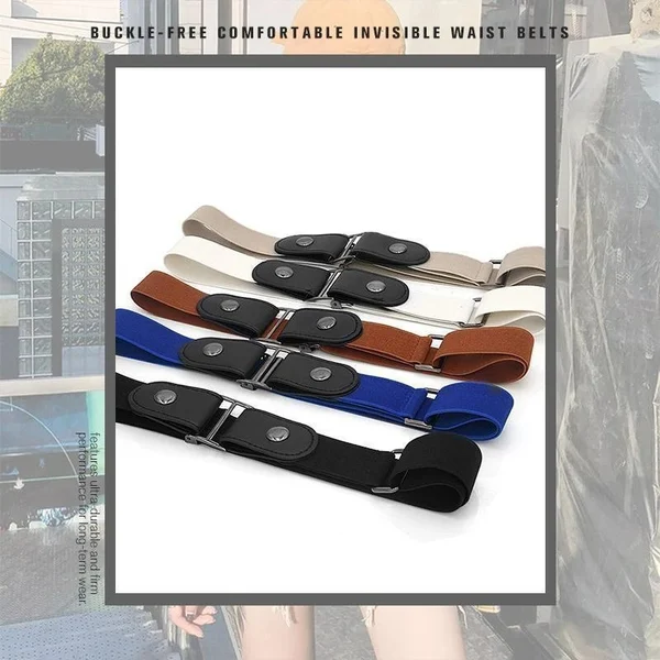BUCKLE FREE INVISIBLE ELASTIC WAIST BELTS