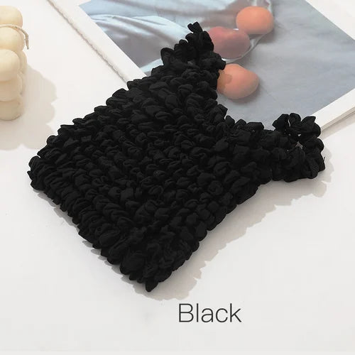 Magic stretch bag pleated bag