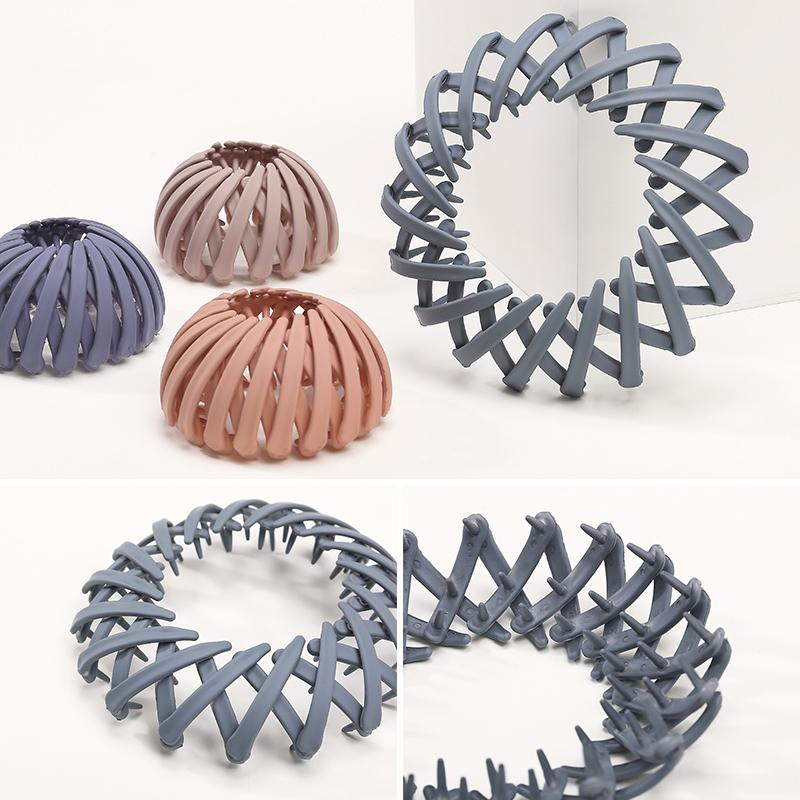 Simple Hair Styling Birds Nest Plate Hairpin