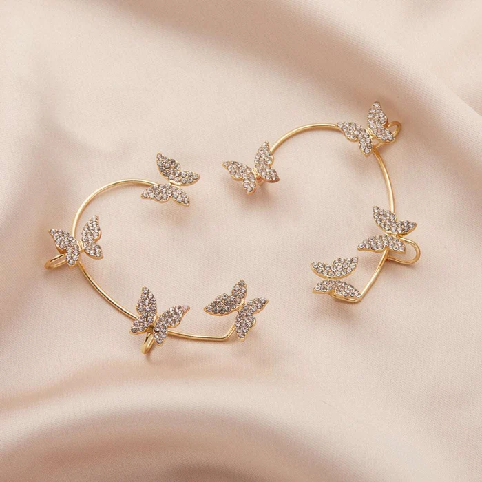 BUTTERFLY EAR CUFFS