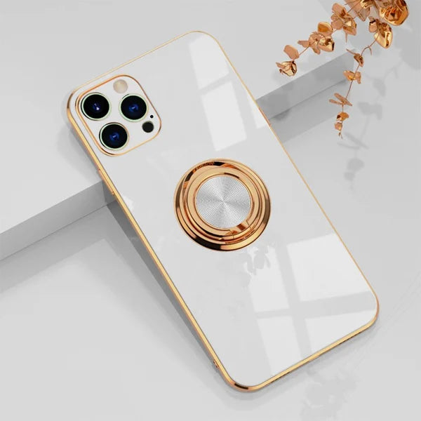 Plated iPhone Case with Ring