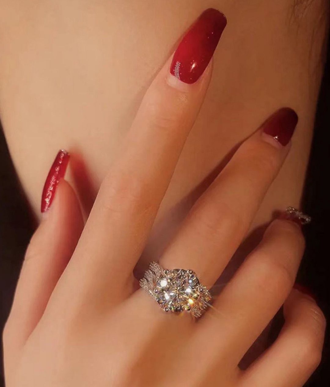3 Carat Super Sparkling Diamond Ring