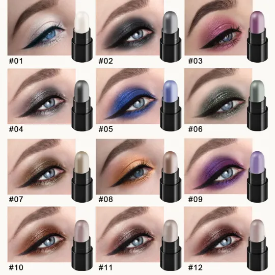 12 Colors Eye Shadow Pen