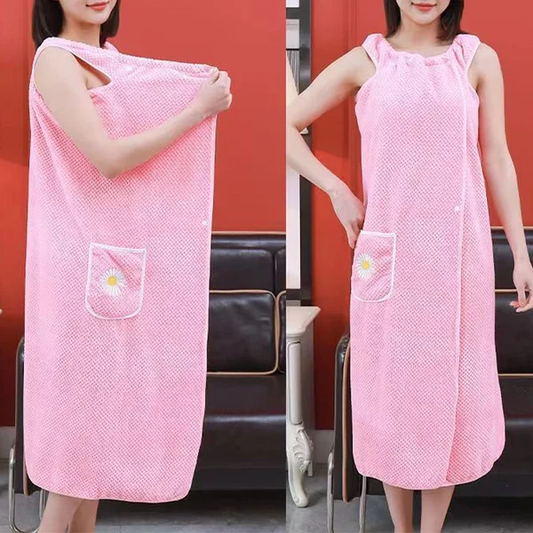Quick Dry Absorb Water Wearable Bathrobes