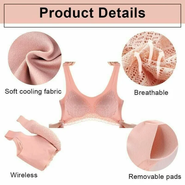 Ultimate Lift Stretch Full Figure Seamless Lace Support Bra