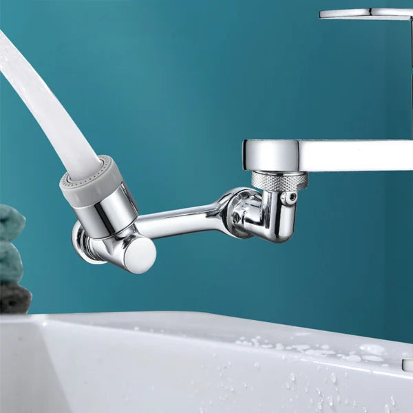 Rotating 1080° robotic arm faucet