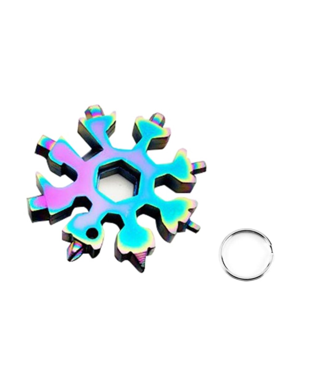 Portable 18 In 1 Mini Snowflake Pocket Multitool