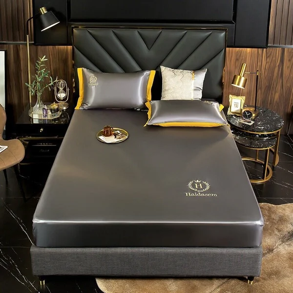 Summer Silky Ice Silk Mattress Cover