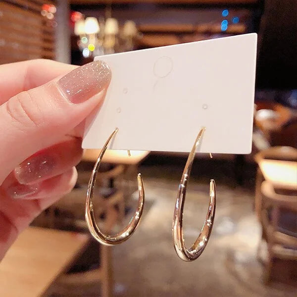 Fashion Oval Earrings
