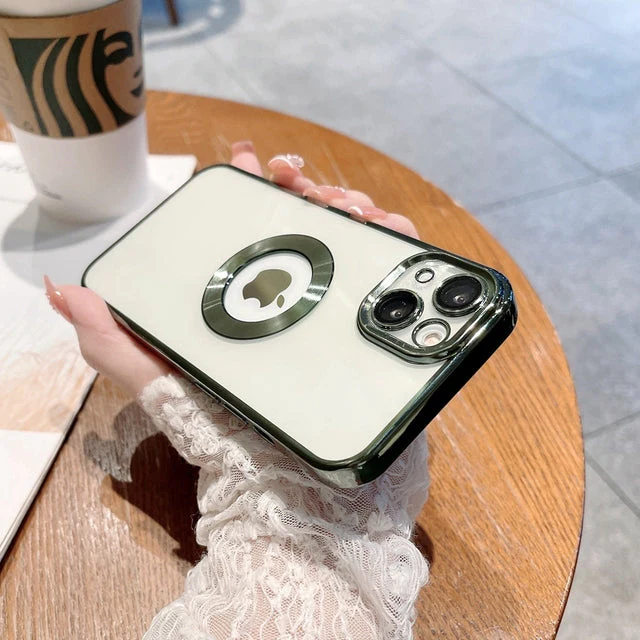 TRANSPARENT ELECTROPLATED IPHONE CASE