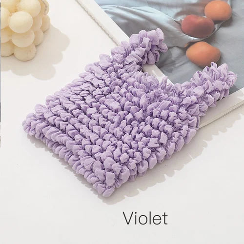 Magic stretch bag pleated bag