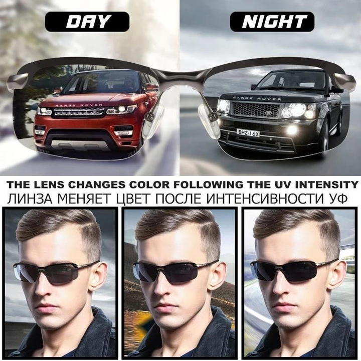 Quality Titanium Alloy Photochromic Sunglasses