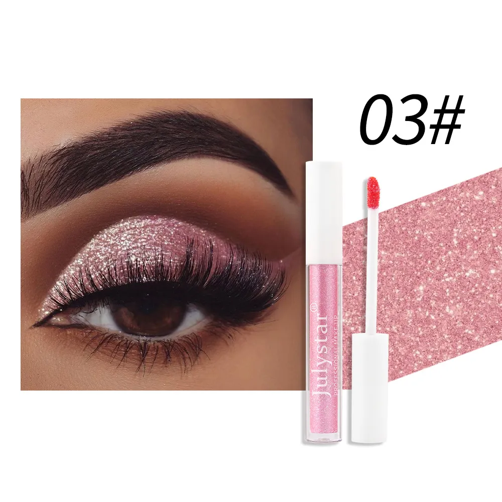 JULYSTAR 10 Colors Liquid Glitter Eyeshadow Set