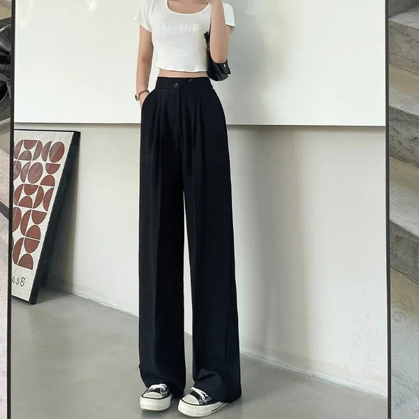 Womans Casual Full Length Loose Pants