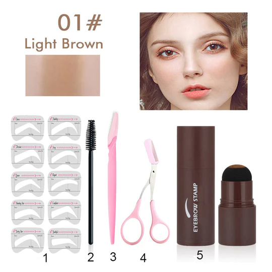 Professional Eyebrow Stamp Shaping Kit