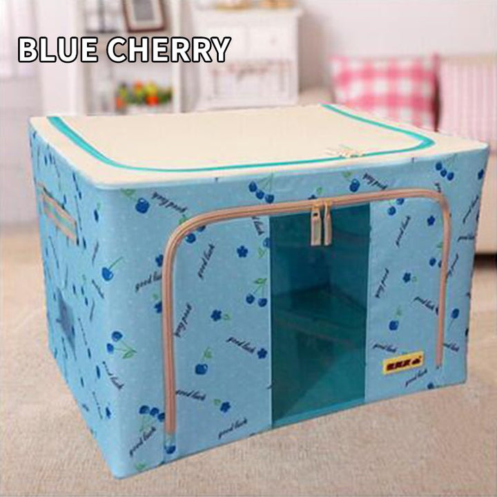 Multifunctional folding closet storage box