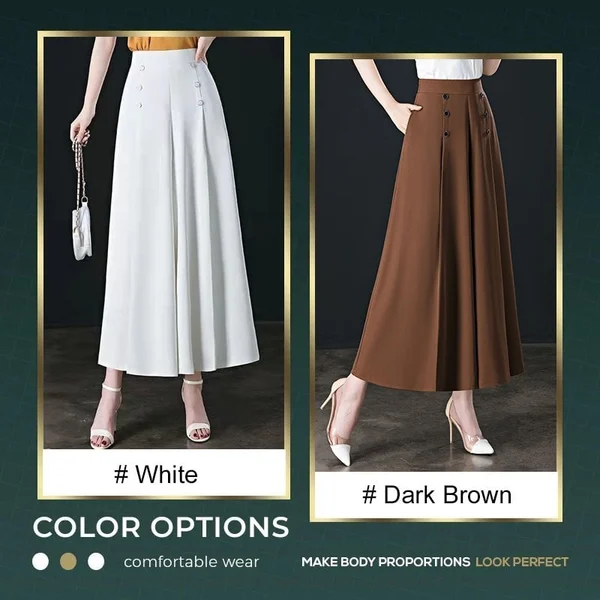 Stylish Pleated Wide Leg Pants