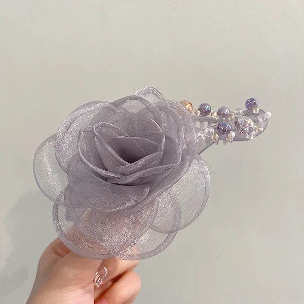 ELEGANT FLOWER HAIR CLIP