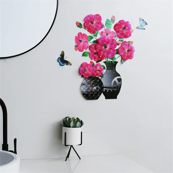 3D Vase Sticker