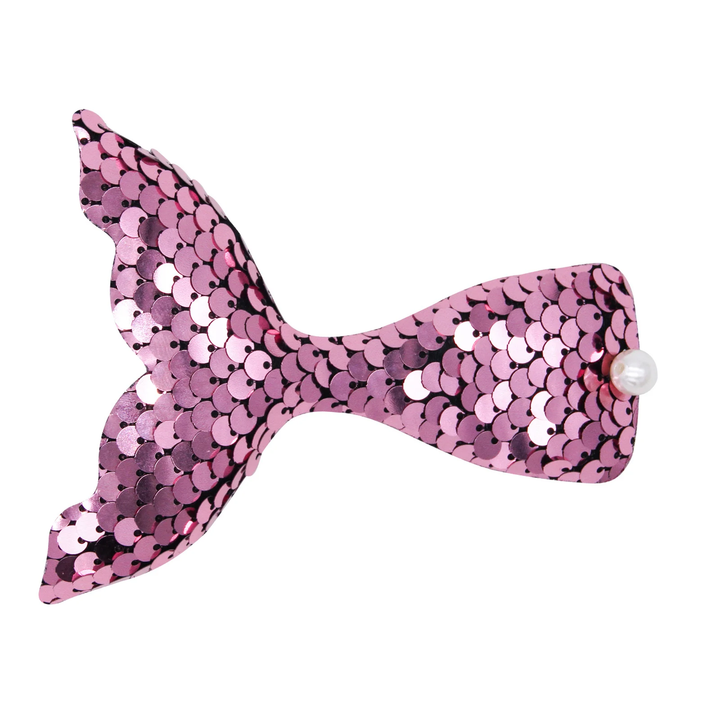 New cartoon mermaid tail sequined duckbill clip
