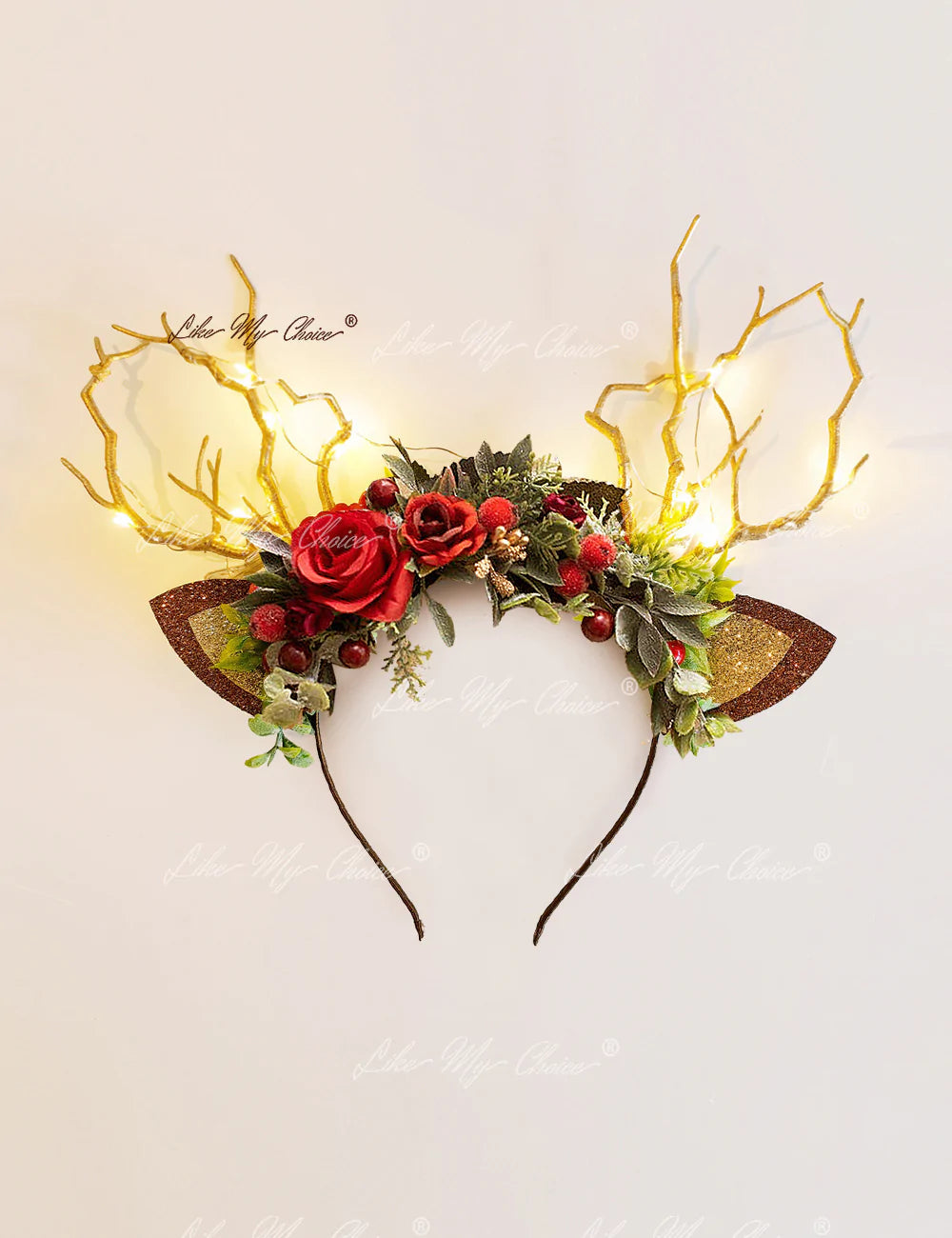 Reindeer Headband-Christmas Reindeer Antler