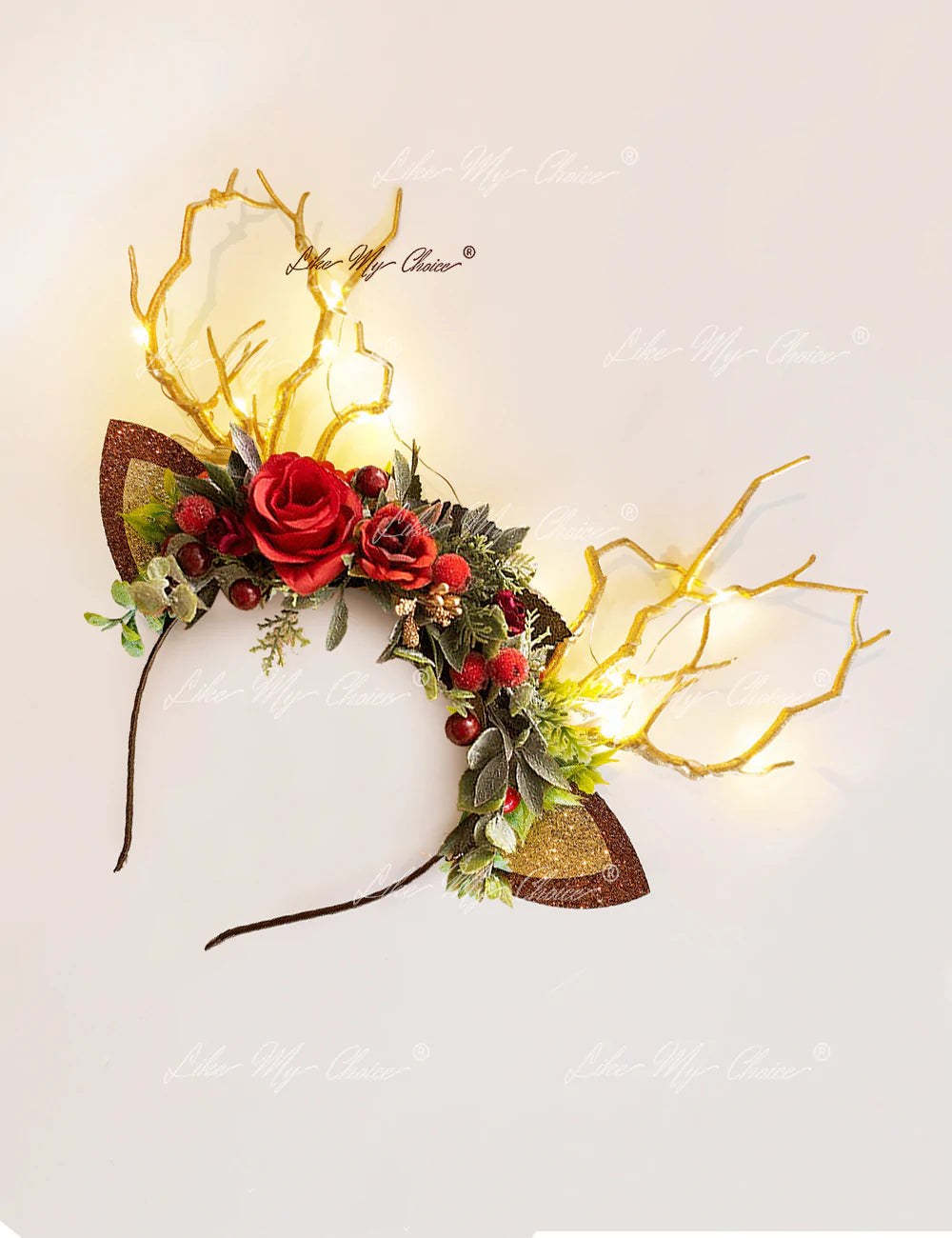Reindeer Headband-Christmas Reindeer Antler