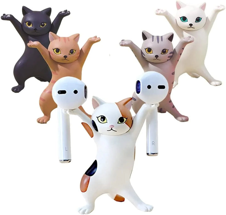 (5PCs) Cute Dance Cat Multifunction Holders