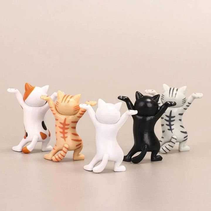 (5PCs) Cute Dance Cat Multifunction Holders