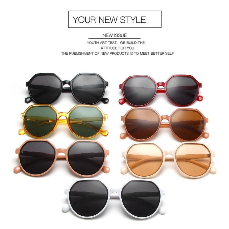 Candy Color Big Frame Sunglasses