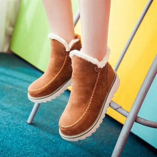 Womens Classic Non-Slip Ankle Snow Boots