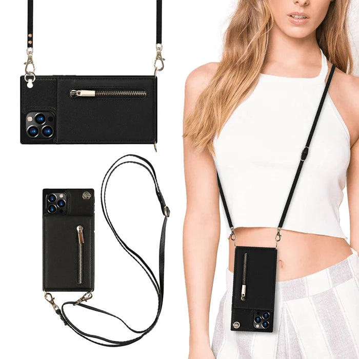 Crossbody Wallet iPhone Case