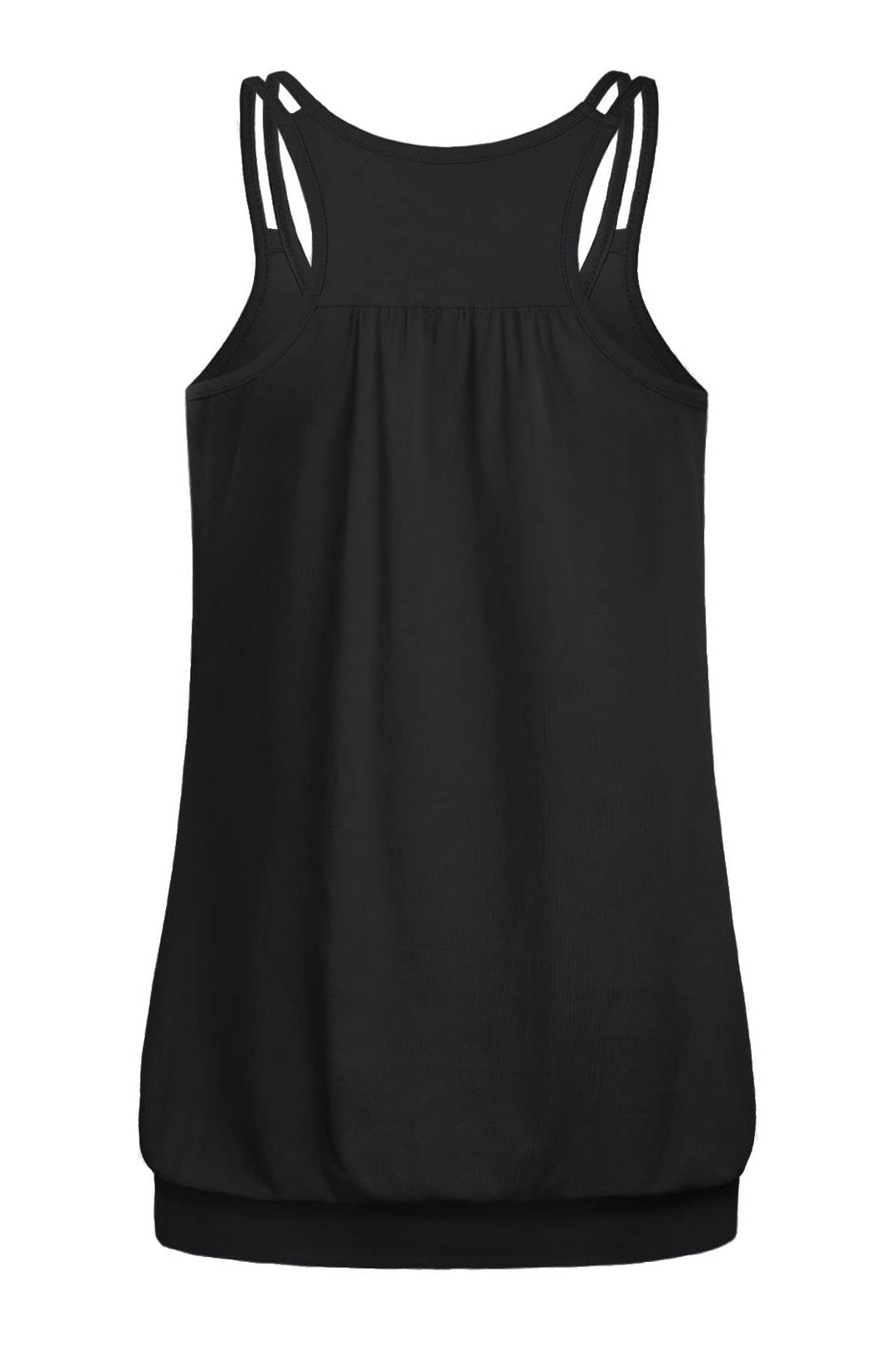 Womens Scoop Neck Spaghetti Strap Racerback Sports Tank Tops