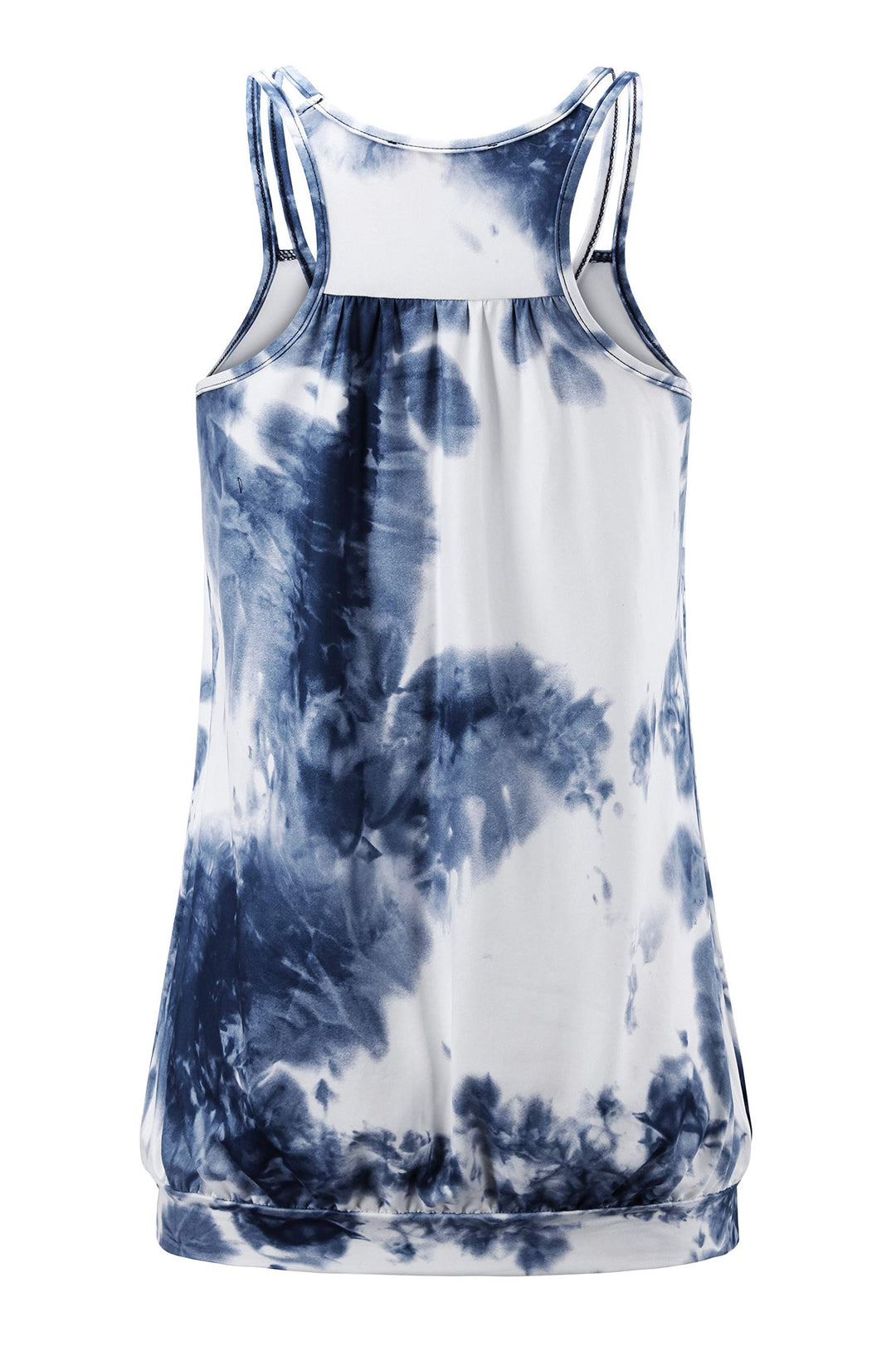 Womens Scoop Neck Spaghetti Strap Racerback Sports Tank Tops