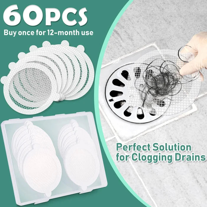 30 Pack Disposable Shower Drain Hair Catcher