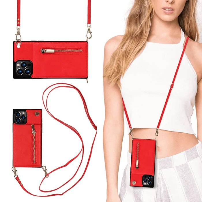 Crossbody Wallet iPhone Case