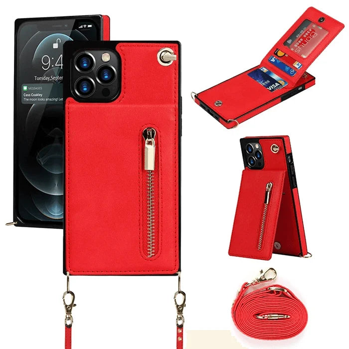 Crossbody Wallet iPhone Case