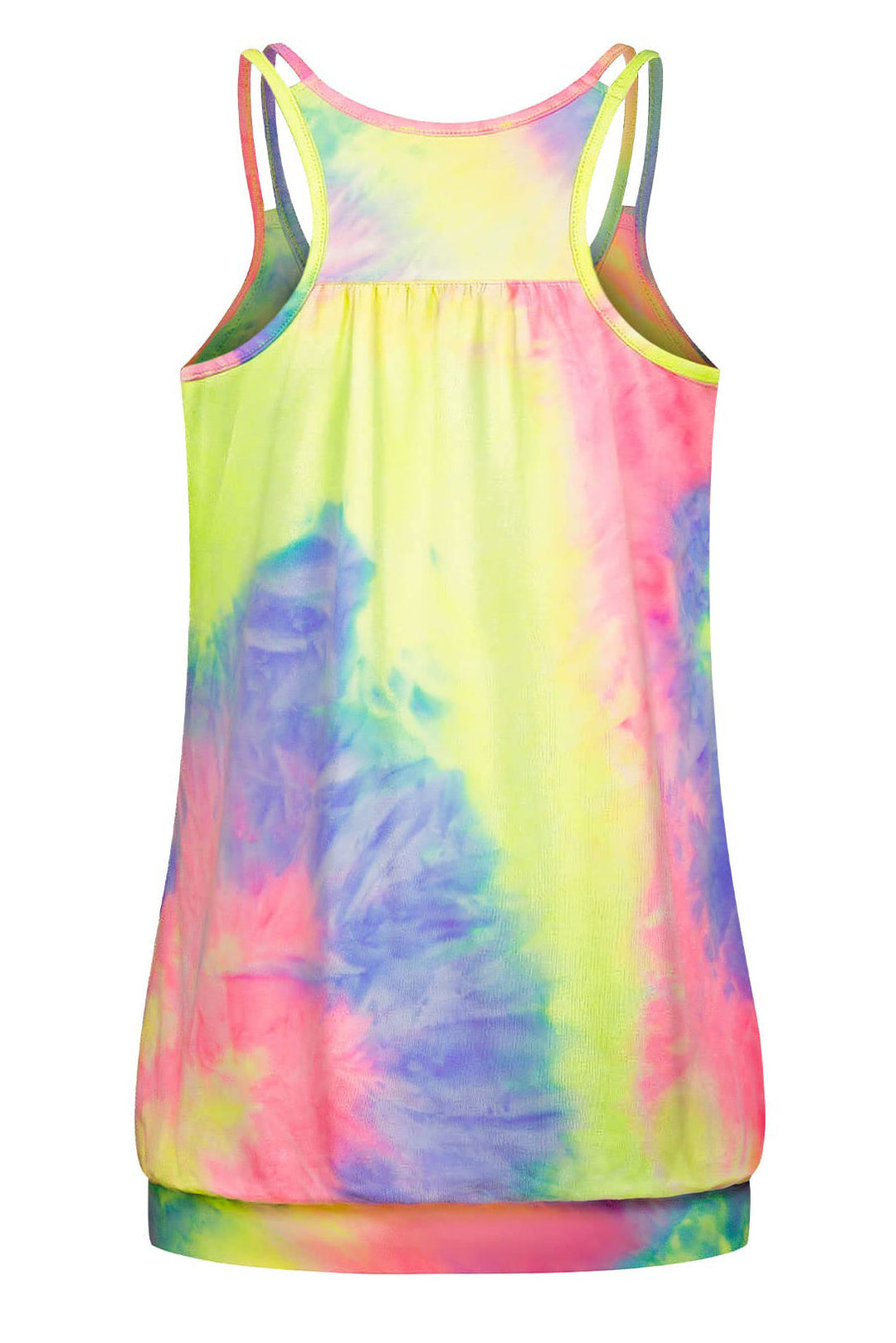Womens Scoop Neck Spaghetti Strap Racerback Sports Tank Tops
