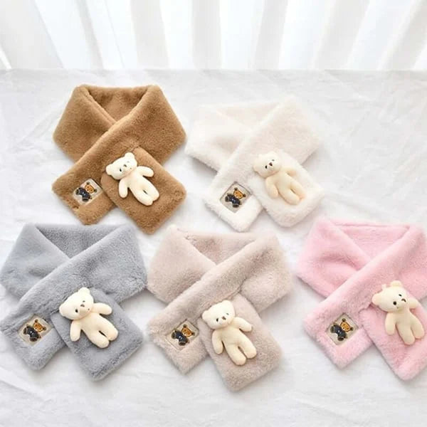 🔥Cute Bear Plush Bib For Adult And Child🔥