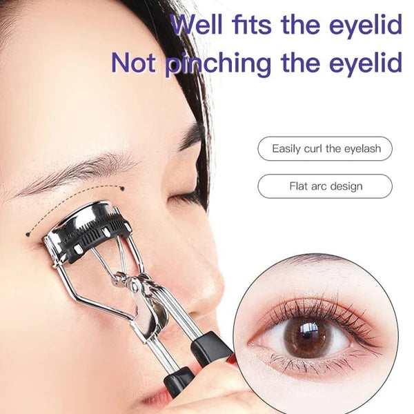 🔥LAST DAY 50% OFF 🔥New Eyelash curler with brush Makeup Tools