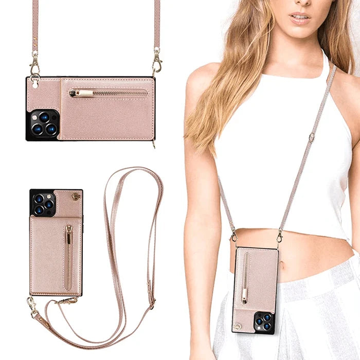 Crossbody Wallet iPhone Case