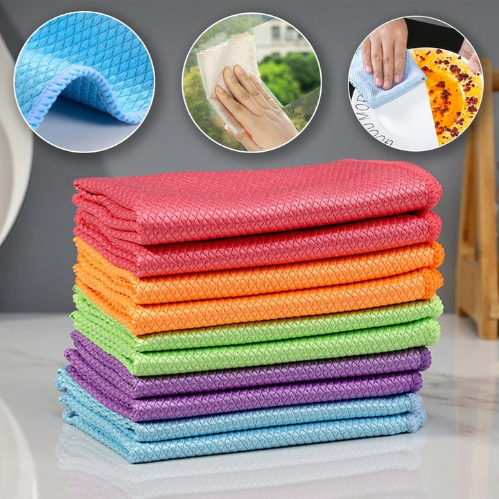 NanoScale Streak Free Miracle Cleaning Cloths Reusable